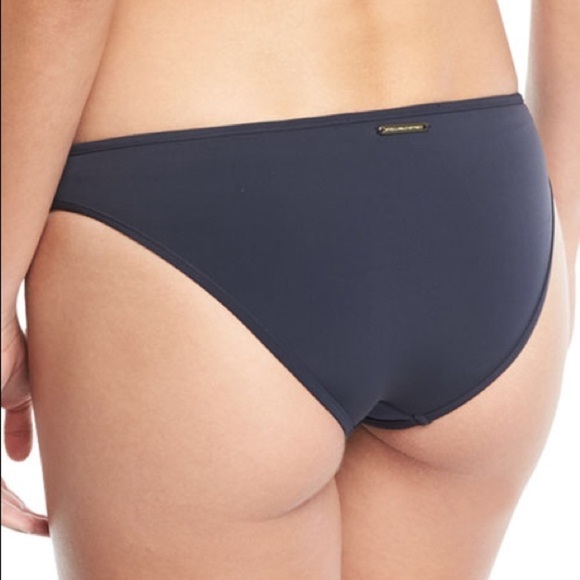 New STELLA MCCARTNEY Scalloped Broderie Anglaise Navy Eyelet Bikini Bottom Large - Picture 2 of 9